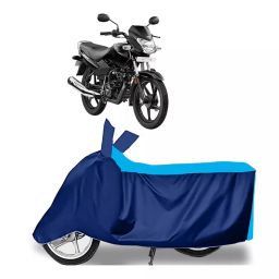 Auto Pearl Two Wheeler Cover for TVS Sport ES BS6 - Cyan, Blue-image-3