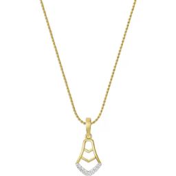 EMORI 14k (585) Yellow Gold Brianna Timeless Diamond Pendant-image-67