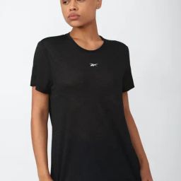 Reebok Black Logo Print T-Shirt-image-20