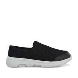 Yuuki Men's SKETCH WALK II (MEMORY CUSHION) Obsidian Black Running Shoes-image-95