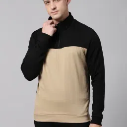 Dennis Lingo Multi Regular Fit Colour Block Sweatshirts-13