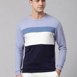 Dennis Lingo Multi Regular Fit Colour Block Sweatshirts-8