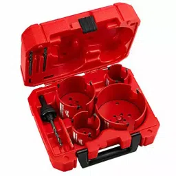 Milwaukee Hole Saw Kit Saw Range 3/4 to 4-3/4 inch, 483K83-image-81
