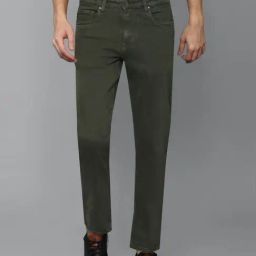 Louis Philippe Jeans Green Cotton Regular Fit Jeans-picture-9