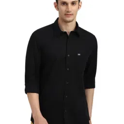 Arrow Black Cotton Slim Fit Shirt-picture-16