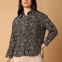 SHOWOFF Black Printed Shirt-image-24