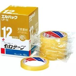 NICHIBAN Cellulose Tape Hand Cutting Transparent 24 mm x 35 m, LP-24 (Pack of 6 Roll)-image-61