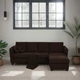Trevi Ethos Fabric RHS 6 Seater Sofa (Mahogany)-image-88