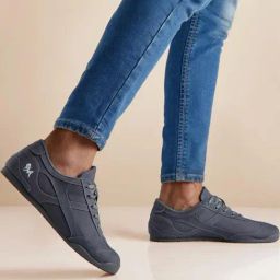 Neemans Men's Urban Grey Casual Sneakers-image-11