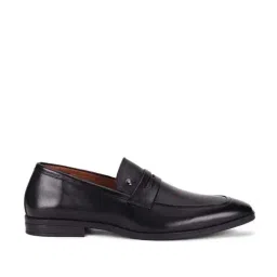 Louis Philippe Men's Black Formal Loafers-picture-13