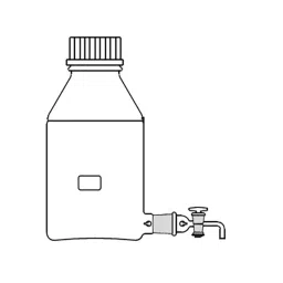 RELIGLAS 20 L I/C Stopper Or Screw Cap Bottle Aspirator With Interchangeable Joint, 02.245.11-17