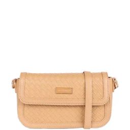 Van Heusen Cream Textured Free Size Sling Handbag-image-29