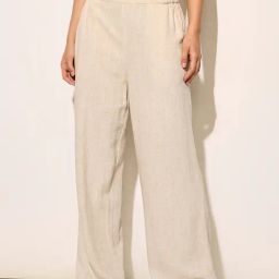 Only Beige Solid Pants-image-62