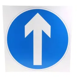 RS PRO Plastic Right Arrow Road Traffic Sign, H450 mm W450mm Model No 2611028-image-38