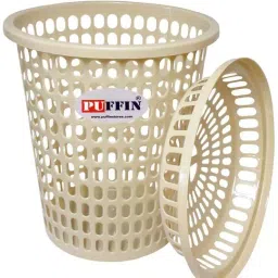 Puffin 60 L Cream Plastic Bucket Bin 1 Pc-image-94