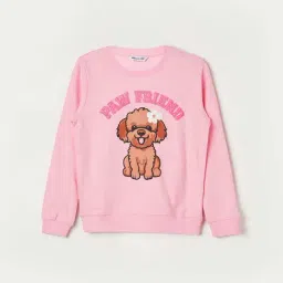 Fame Forever by Lifestyle Girls Pink Cotton Printed Full Sleeves-picture-48