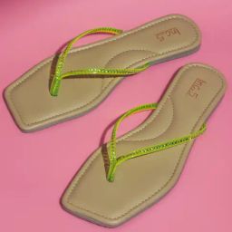 Inc.5 Women's Green Thong Sandals-image-113