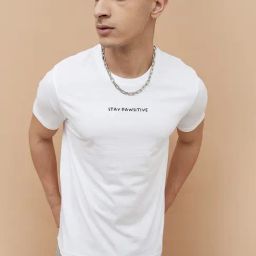 Fame Forever By Lifestyle White Regular Fit Printed T-Shirt-image-62
