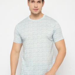 Duke Blue Slim Fit Printed T-Shirt-image-61