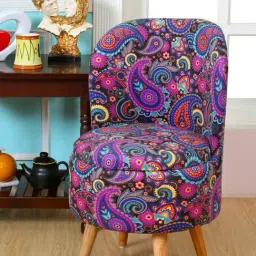 Shadowkart Ambika Wood Printed Chair-image-34