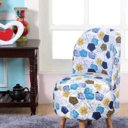 Shadowkart White Crystal Wood Printed Chair-image-86