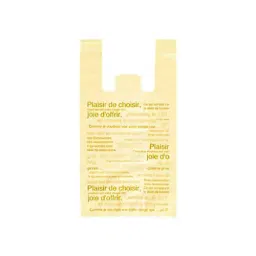 AS ONE Cafe Au Lait Plastic Bag Hard Embossed Single-Sided Printing, 61-264-11-2 (Pack of 100)-image-74