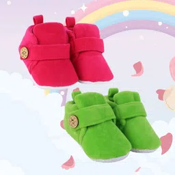 NESKA MODA Unisex Kids Cotton Booties-image-99