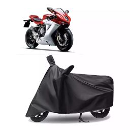 Auto Pearl Polyester Two Wheeler Cover for MV Agusta F3 (Grey)-image-99