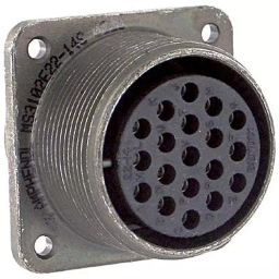 AMPHENOL INDUSTRIAL CIRCULAR CONNECTOR, RECEPTACLE, SIZE 18,, MS3102E18-1S.-image-8