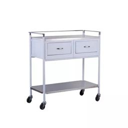 JAIN SURGICAL Medicine Trolley 2 Drawers Mild Steel, JSH-358-image-58