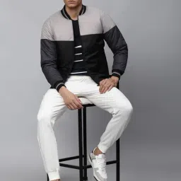 Dennis Lingo Multi Regular Fit Colour Block Bomber Jackets image 5
