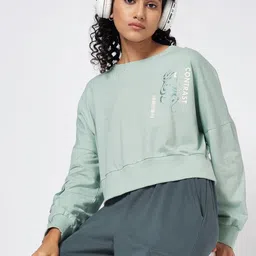 Ajile by Pantaloons Women Extended Sleeves Applique T-shirt-image-11