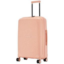 Nasher Miles Hawaii Peach 8 Wheels Medium Hard Cabin Trolley Bag Set of 2-34
