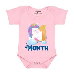 Arvesa 1 Month Baby Printed Bodysuit-50
