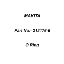 Makita Black Rubber O Ring Size 14 for HM1203C, Part No 213176-6-picture-5