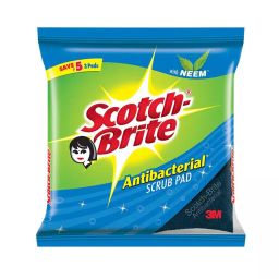 3M Scotch Brite Antibacterial Scrub Pad 70x102 mm Set Of 3 Pcs-image-81