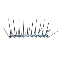 Whiteshark Bird Spikes Polycarbonate 304.8x63.5x127 mm Silver Shape for Solar Panel & AC Outdoors, (Pack of 40 Pcs)-picture-31