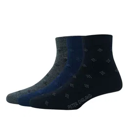 Peter England Men Pack Of 3 PatternedAnkle-Length Socks-image-93