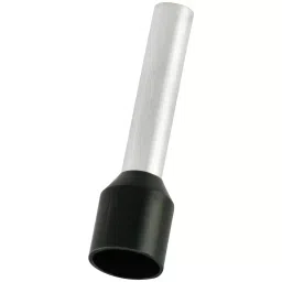 MULTICOMP PRO Wire / Bootlace Ferrules TERMINAL, WIRE FERRULE, 10AWG, BLACK, MC1060-03-BK (Pack of 100)-23