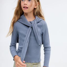 Mango Kids Girls Fitted Ribbed Top-picture-12