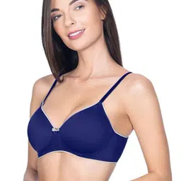 Amante Blue Non Wired Padded T-Shirt Bra-image-59