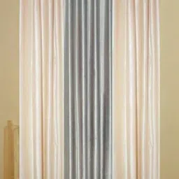 151 cm (5 ft) Polyester Semi Transparent Window Curtain (Pack Of 3) (Plain, Multicolor)-image-75