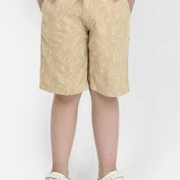 Crimsoune Club Boys Floral Printed Slim Fit Cotton Shorts-41