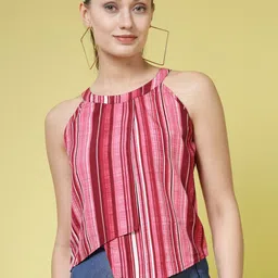BEING NAUGHTY Women Striped Sleeveless Top-picture-0