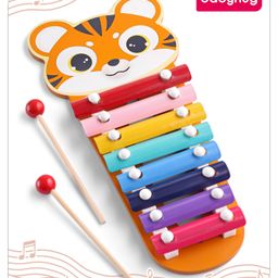 Babyhug Tiger Wooden Xylophone- Multicolor-21