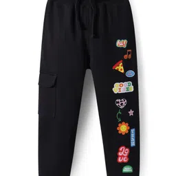 Pine Kids Knit Full Length Printed Lounge Pant - Black-picture-22