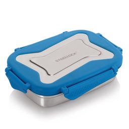 Steellock Smart Stainless Steel Tiffin Lunch Box For Kids and Adults | Airtight & Leakproof | Rectangle Tiffin Box For School & Office With Steel Lid | Blue 550ml-image-55