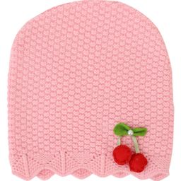 Kid-O-World Cotton Cherry Patch Detailed Honeycomb Designed Beanie - Light Pink-picture-19