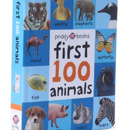 First 100 Animals Board Book by Roger Priddy - English-12