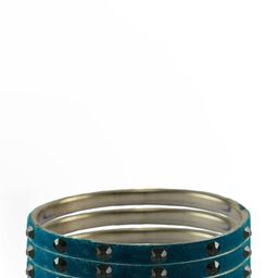 Vidhya Kangan Green Brass Bangles-image-41